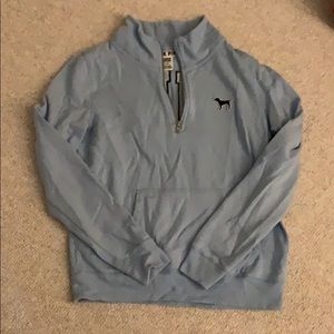 Pink Half zip pullover